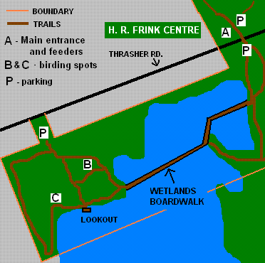 Map of Frink Centre
