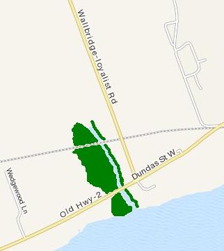 Map of Quinte Conservation Area