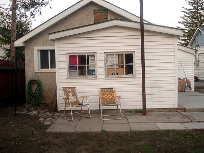 Patio, before